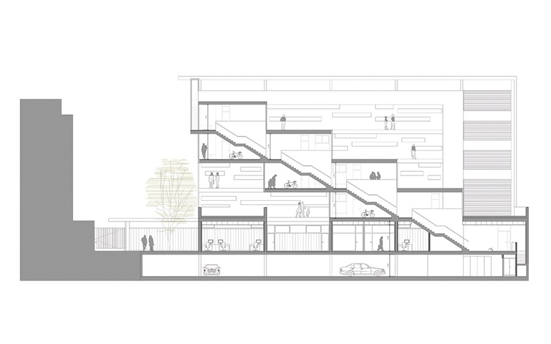 14 Viviendas y Centro Social en la Ronda de Triana. Sevilla
