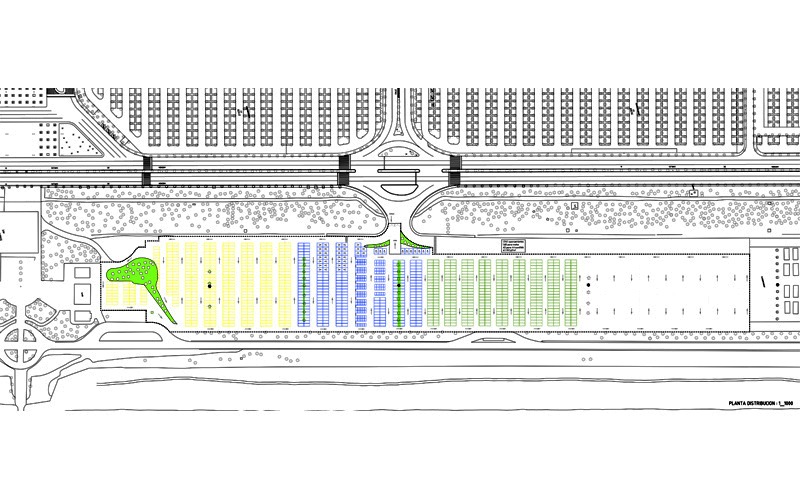 Reurbanización del Aparcamientos en Superficie Bancada de la Expo. Sevilla