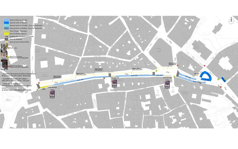 Proyecto de Instalación de Zona de Estacionamiento Regulado. Úbeda