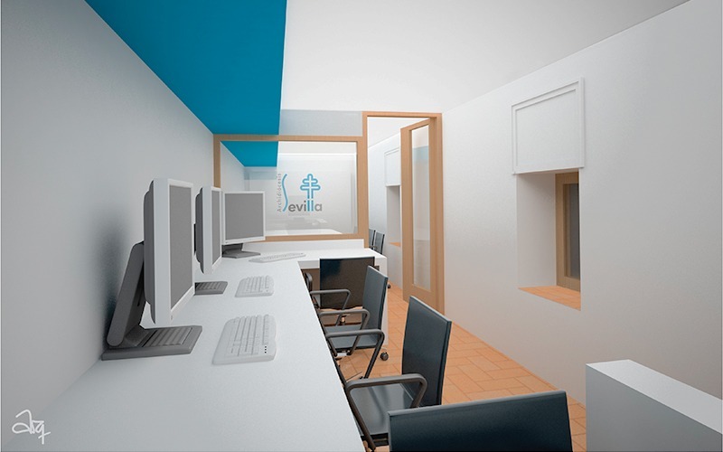 Oficina de Medios de Comunicación en el Palacio Arzobispal. Sevilla