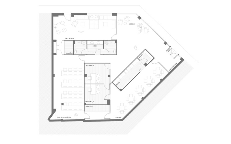 Reforma de local para Centro Social en C/ Platero Leiva. Córdoba