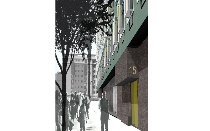 Concurso para 49 viviendas protegidas en PERI 1 Pescadería. Huelva