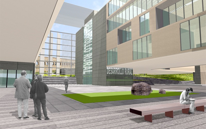 Concurso para Centro Administrativo para Nuevas Consejerías. Mérida (Badajoz)