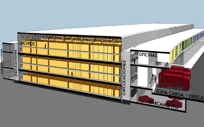 Concurso para Archivo y Almacenes. Madrid